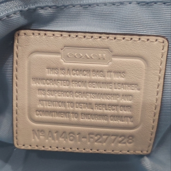 Coach Vintage Leather Slouchy Shoulder Bag EUC - Picture 11 of 11